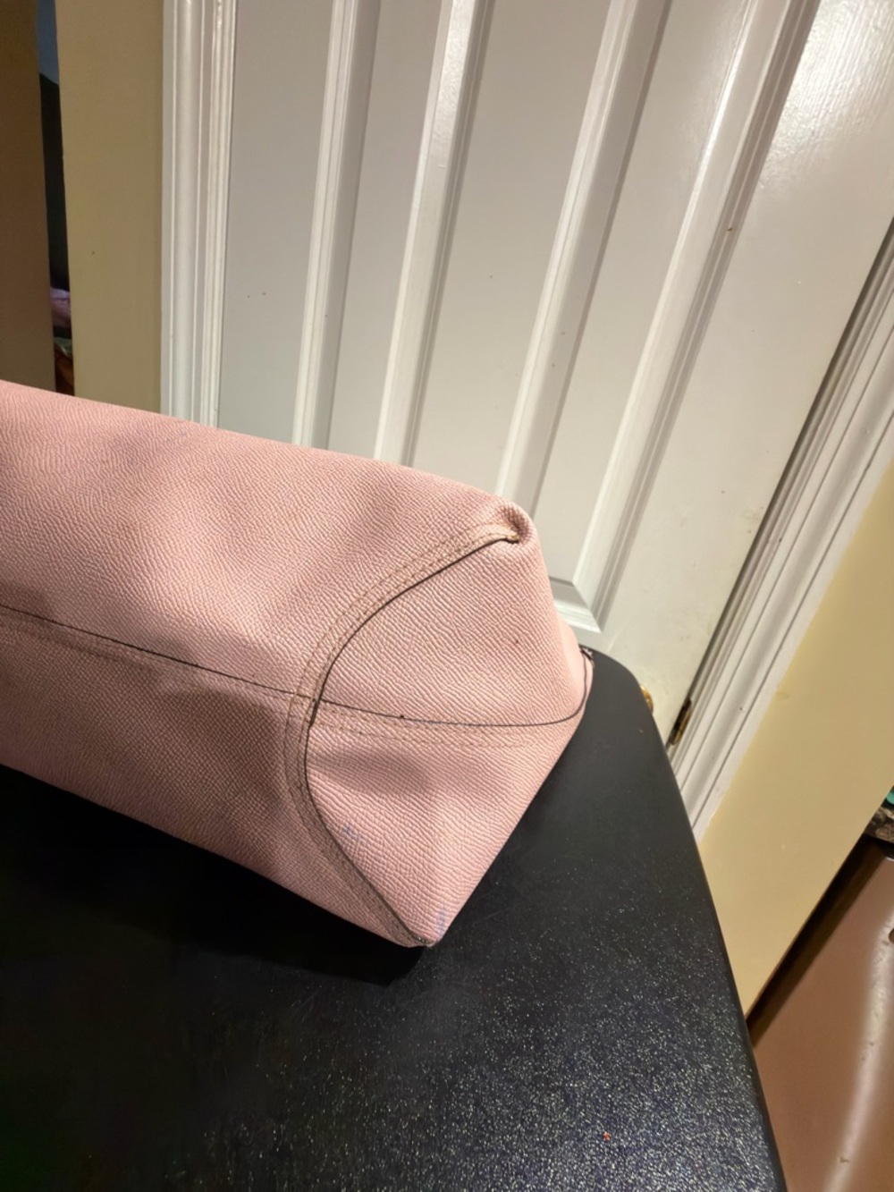 Coach Signature Beige and Pink reversible Tote Bag F36658 with pouch - Picture 7 of 13